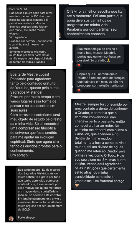 iniciação aos sagrados mistérios